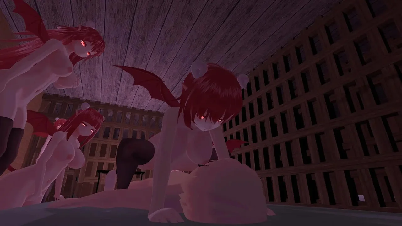Vrsq Surrounded and Squeezed by Succubi Preview 6
