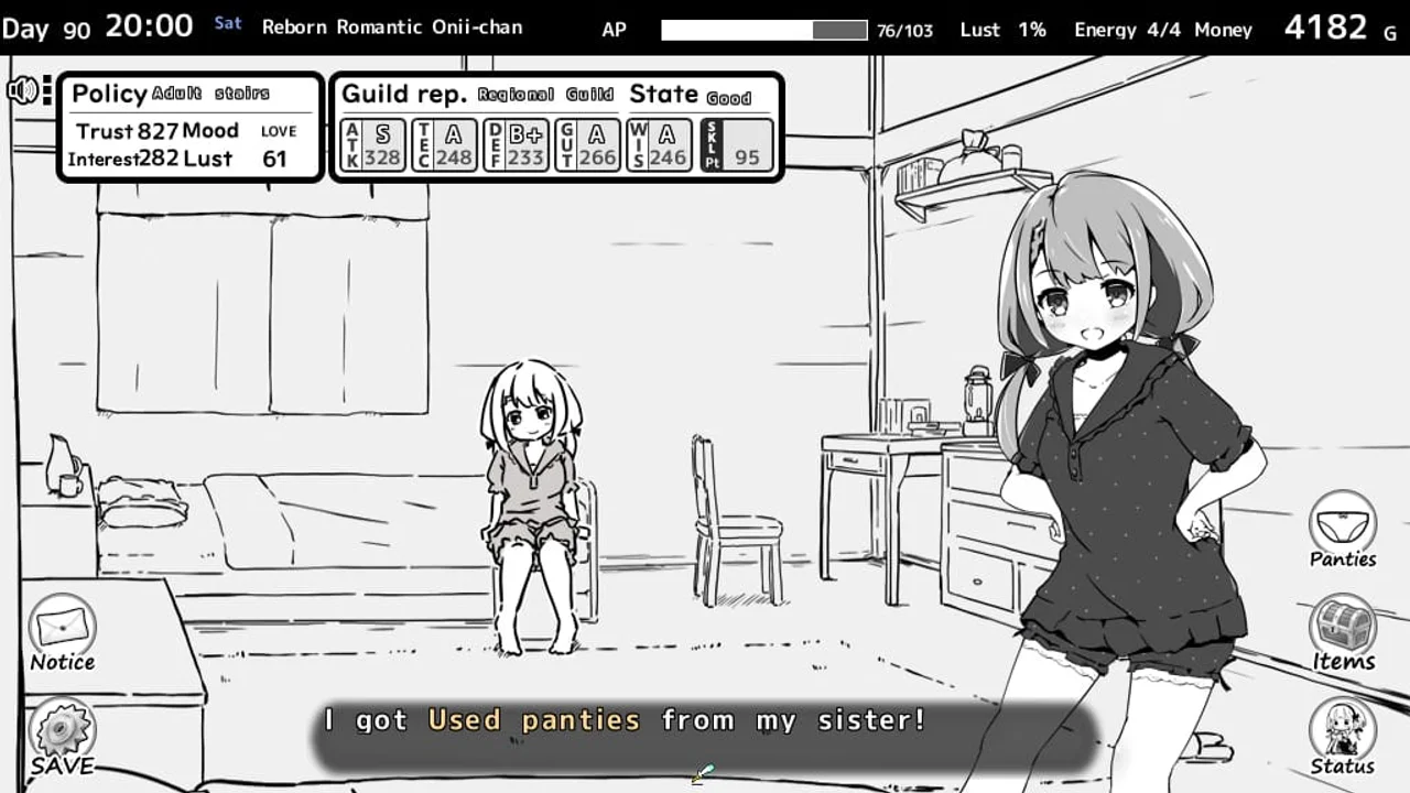Living With Sister Monochrome Fantasy Preview 8