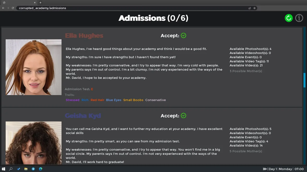 Corrupted Academy Preview 2
