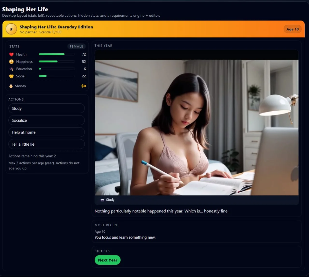 Shaping Her Life Preview 2