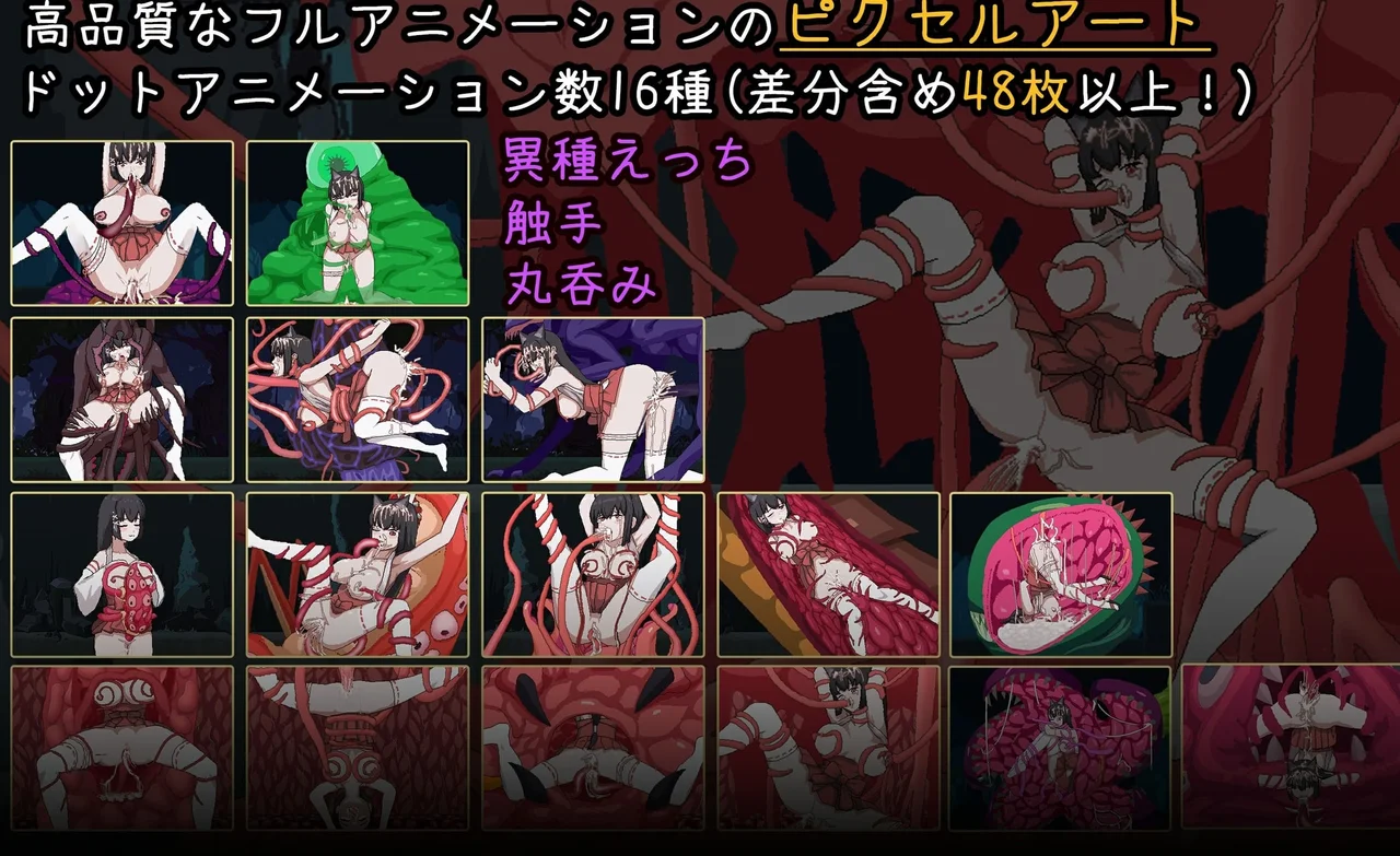 Exorcist Shrine Maiden Heterogeneous Lust Prison Preview 2