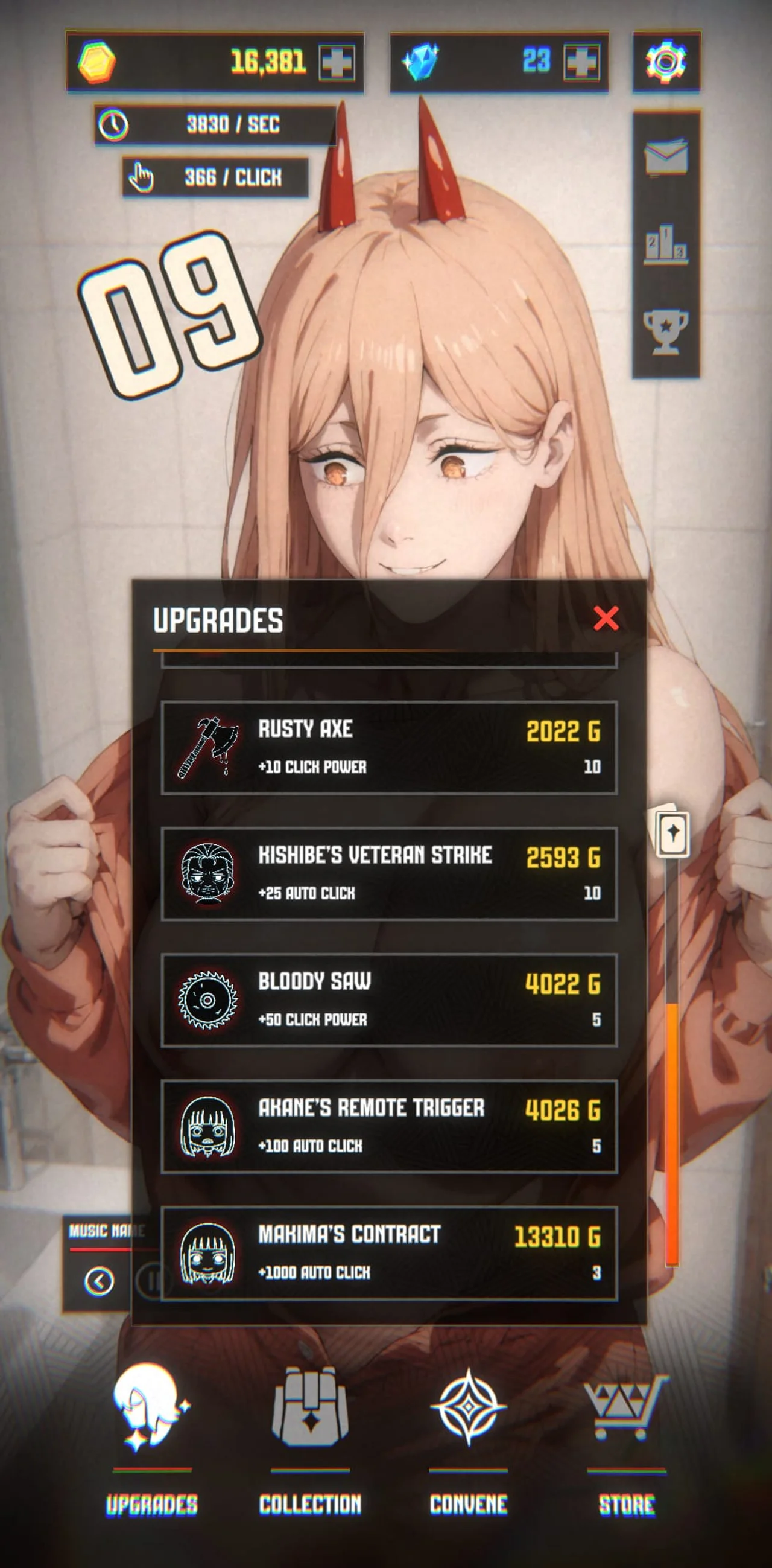 Chainsaw Man Gacha Clicker Preview 1