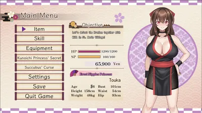 Crimson Flame Kunoichi Princess Touka Succubus Corruption Princess Tale Preview 2