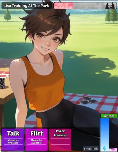 No Trace of Luck a Strip Poker Dating Sim Preview 7