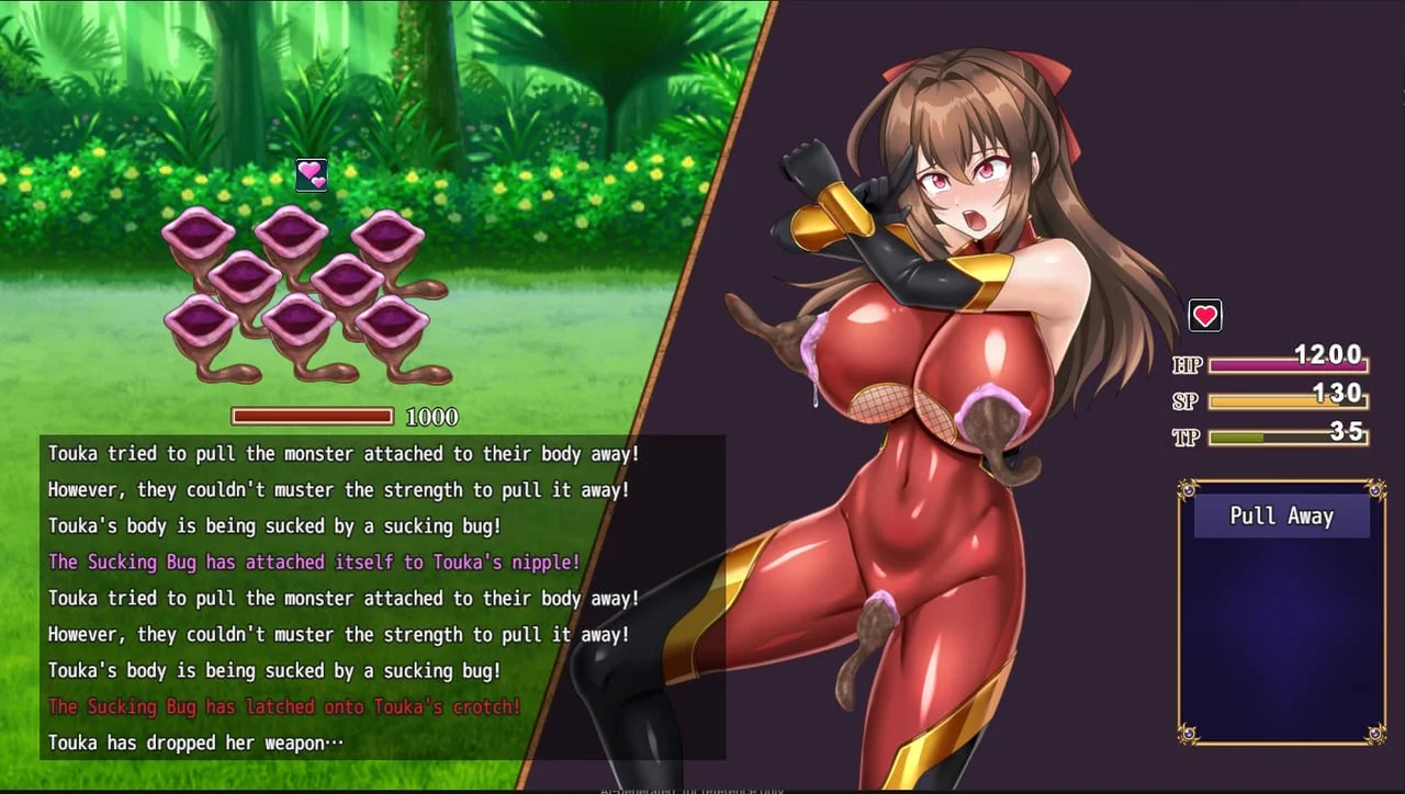 Crimson Flame Kunoichi Princess Touka Succubus Corruption Princess Tale Preview 4