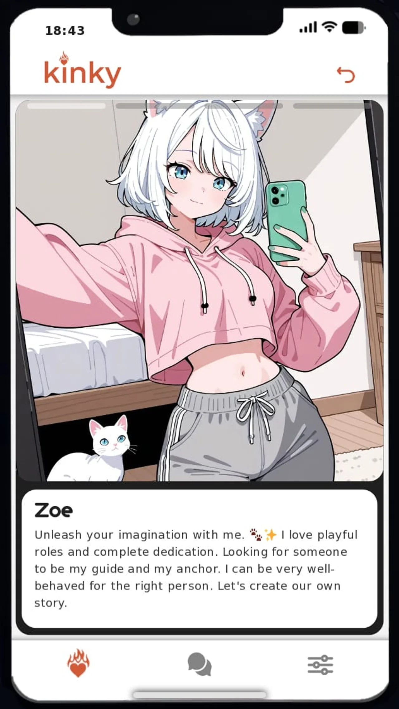 Kinky Phone Swipe to Seduce Preview 2