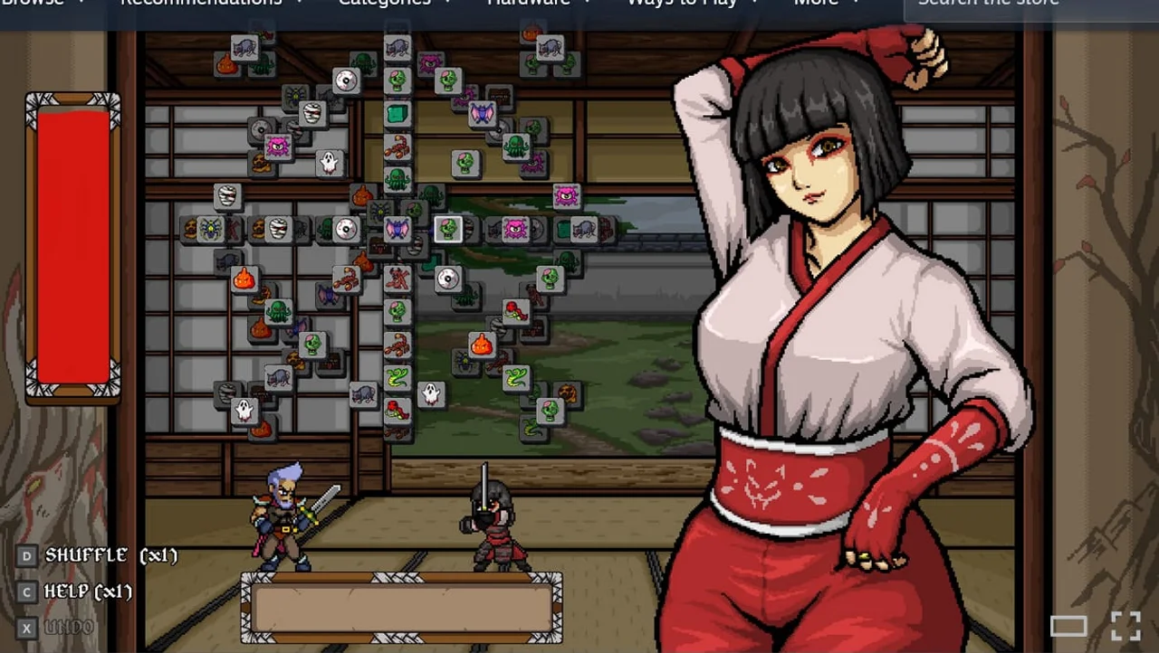 Warriors Waifus Mahjong Preview 3