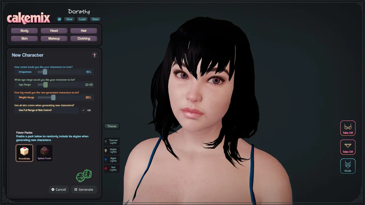 Cakemix Vr Character Creator Preview 2