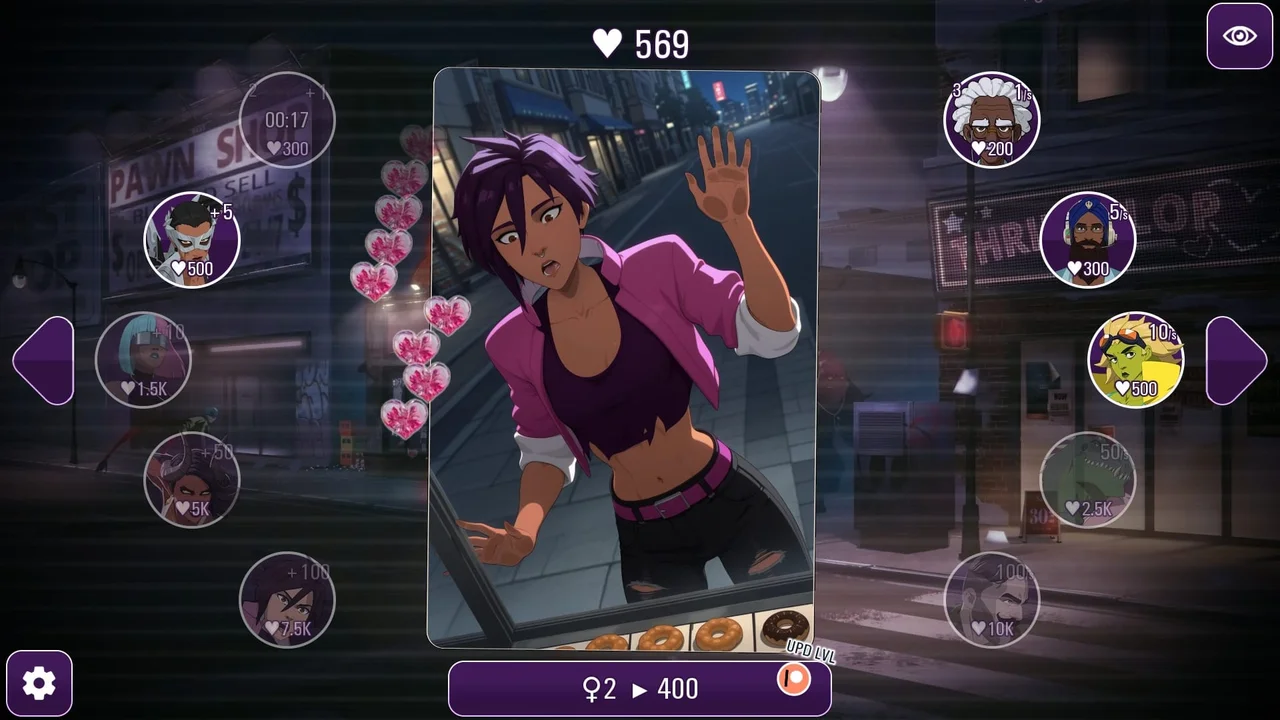 Invisigal Clicker Preview 5