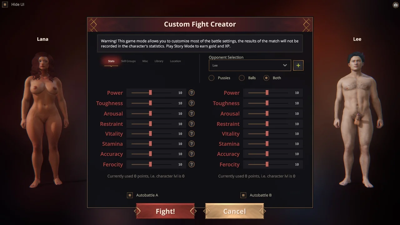 Naked Fighter 3D Preview 5