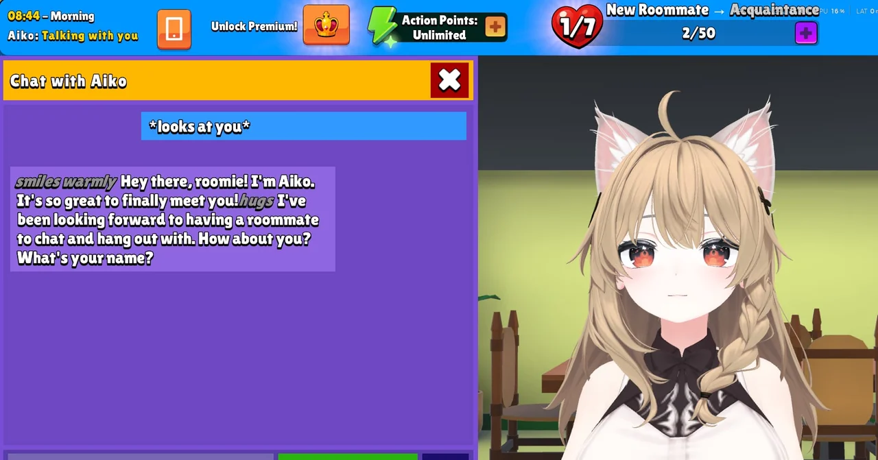 Aiko AI Companion 3D Preview 3