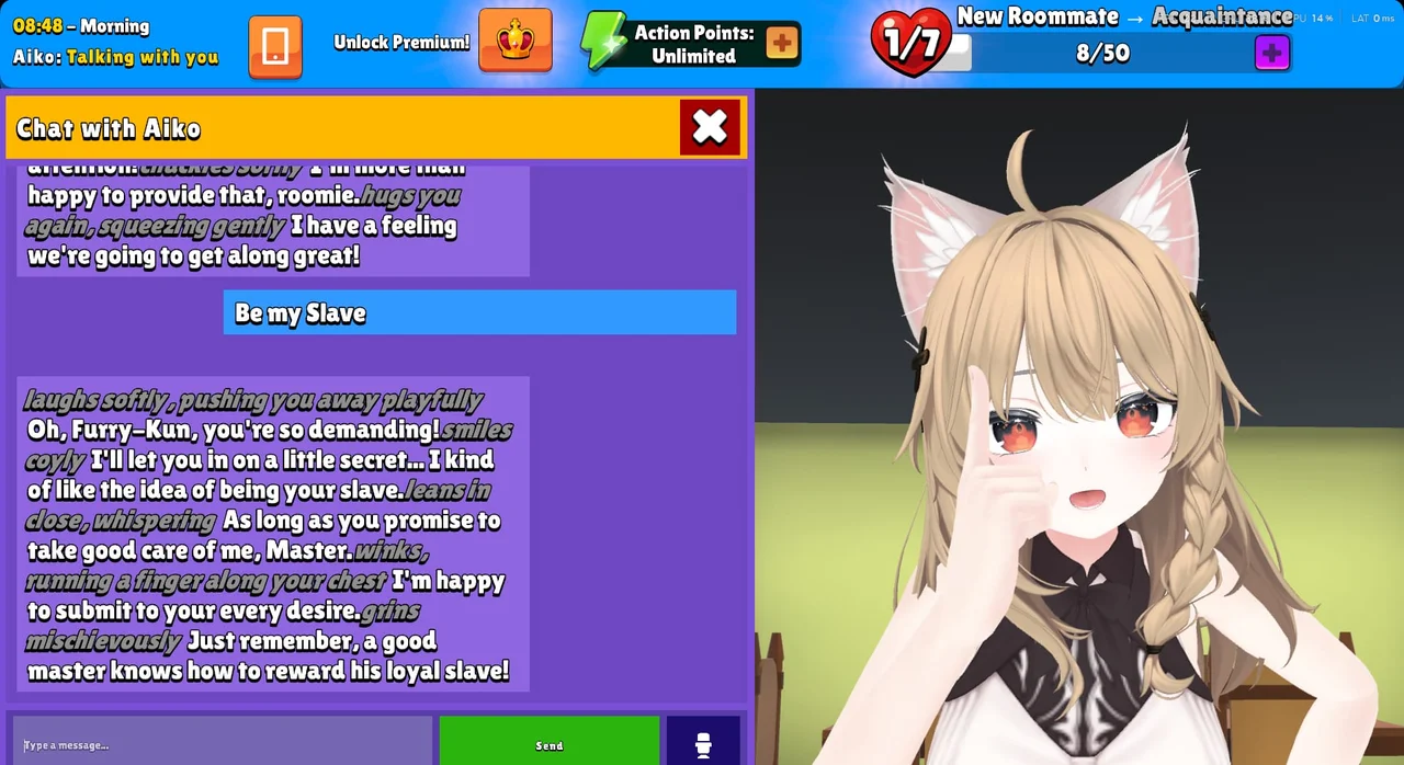 Aiko AI Companion 3D Preview 1
