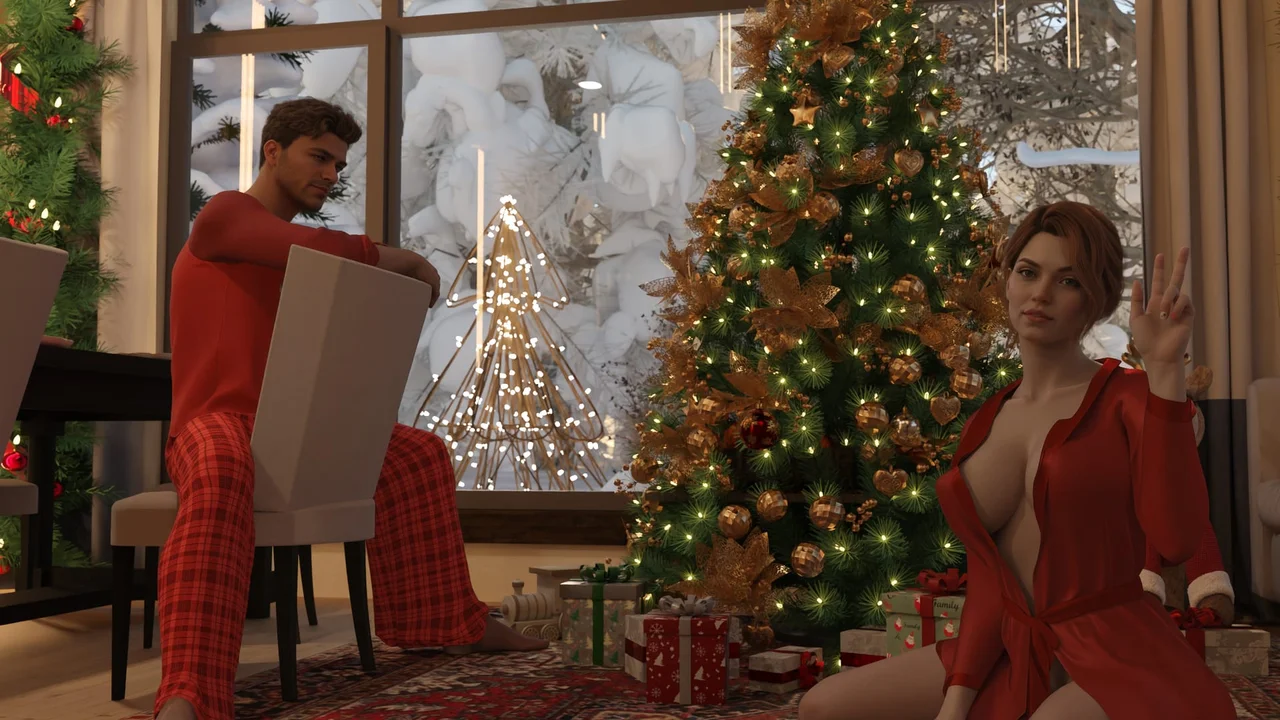 Stuffing Her Stocking Preview 1