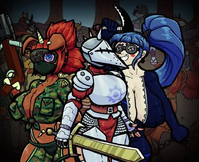 Some Heroines Climb up a Tower to Ask God Why the Game Has a Name Thats so Long Preview 3