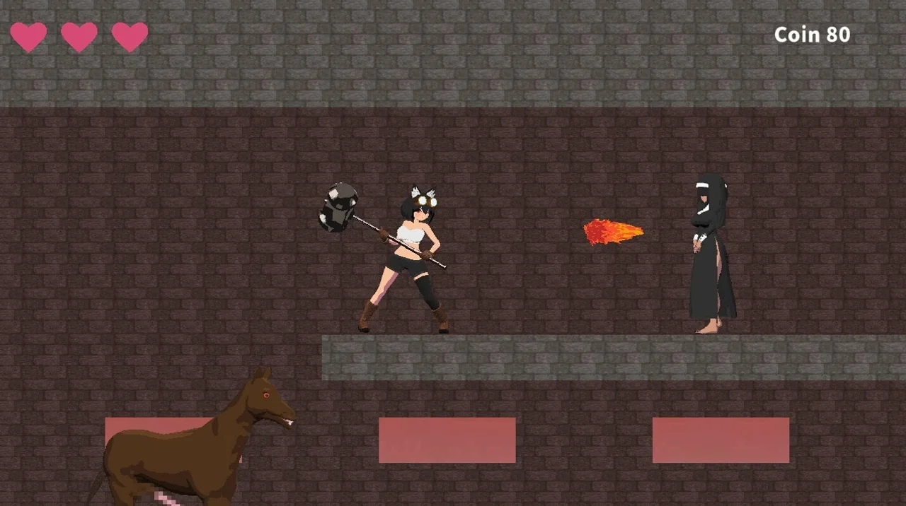 The Game Where the Hammer Girl Is Violated by Monsters Preview 4