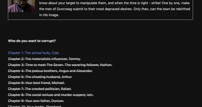 A Village Corrupted Preview 5