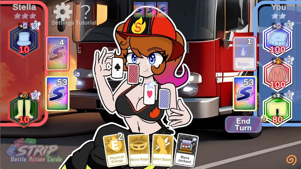 Strip Battle Action Cards Preview 5
