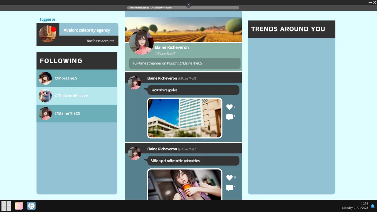 E Thots a Ntr Game Set in a 100percent Interactive Pc Interface Preview 9