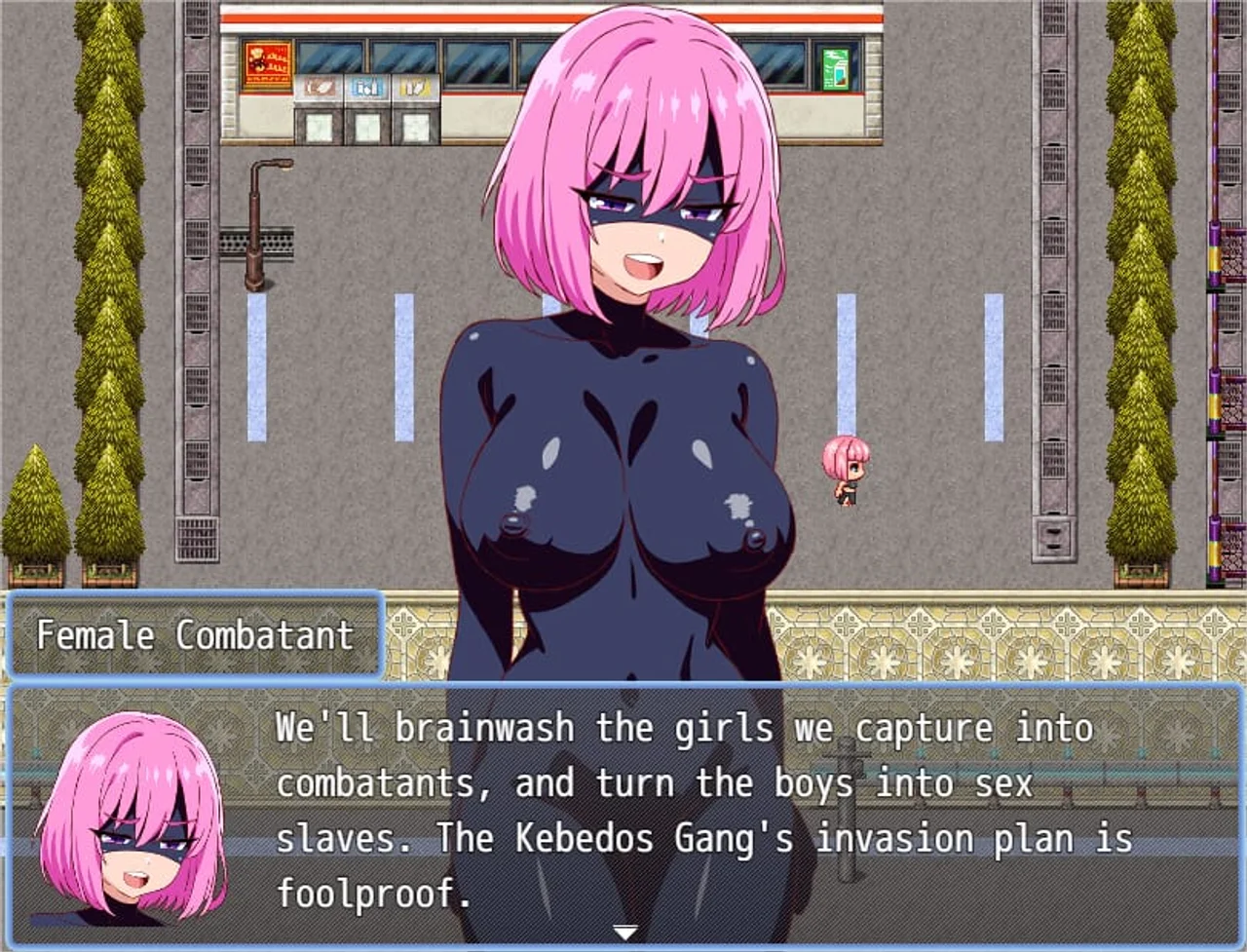 Evil Female Combatant Quest an RPG Where You Get Defeated and Made to Cum by Lewd Combatants Preview 6