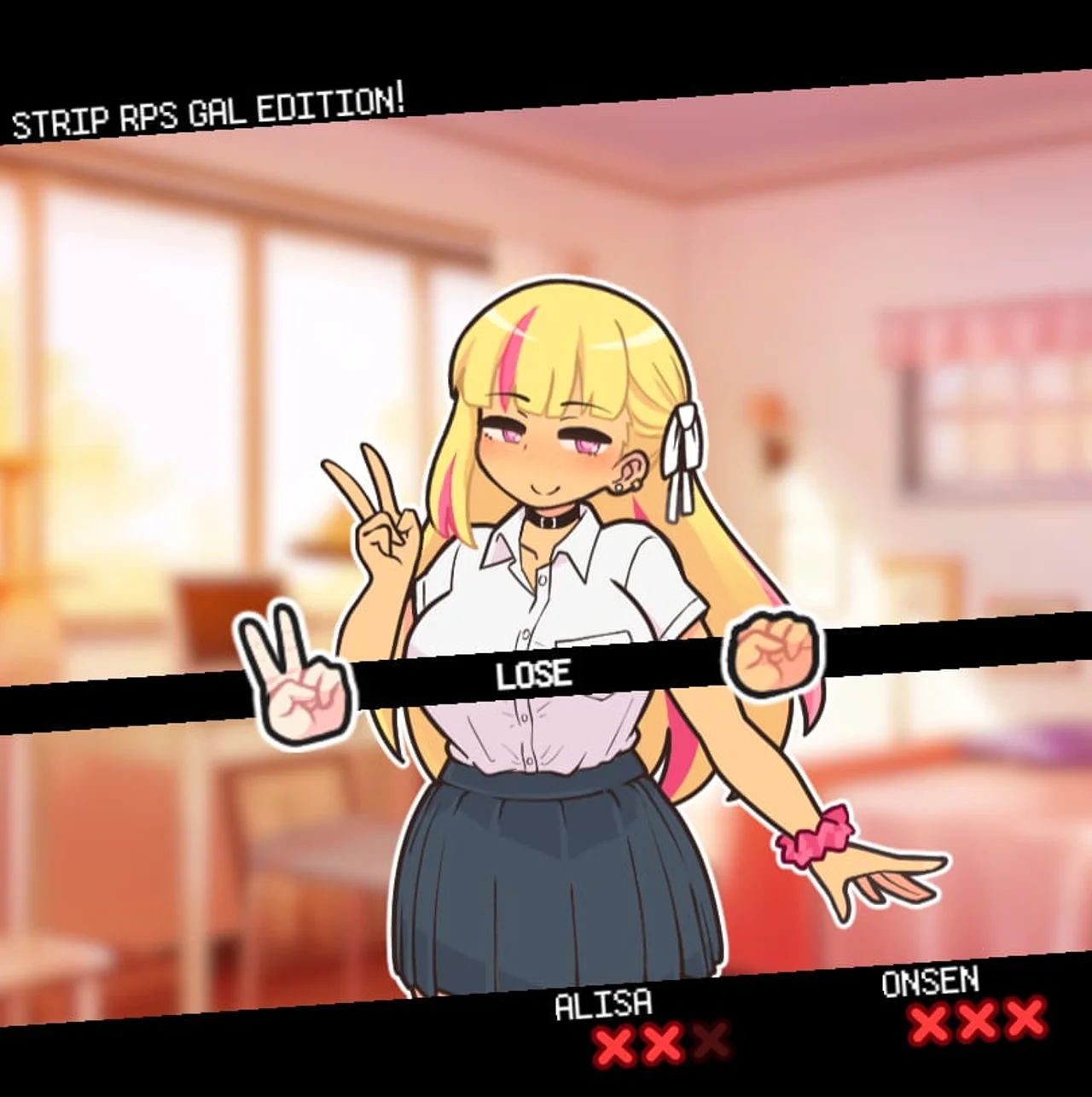 Strip Rock Paper Scissors Gal Edition Demo Preview 4