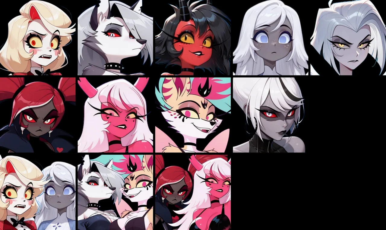 Hazbin Hotel and Helluva Boss Hentai Clicker Preview 7