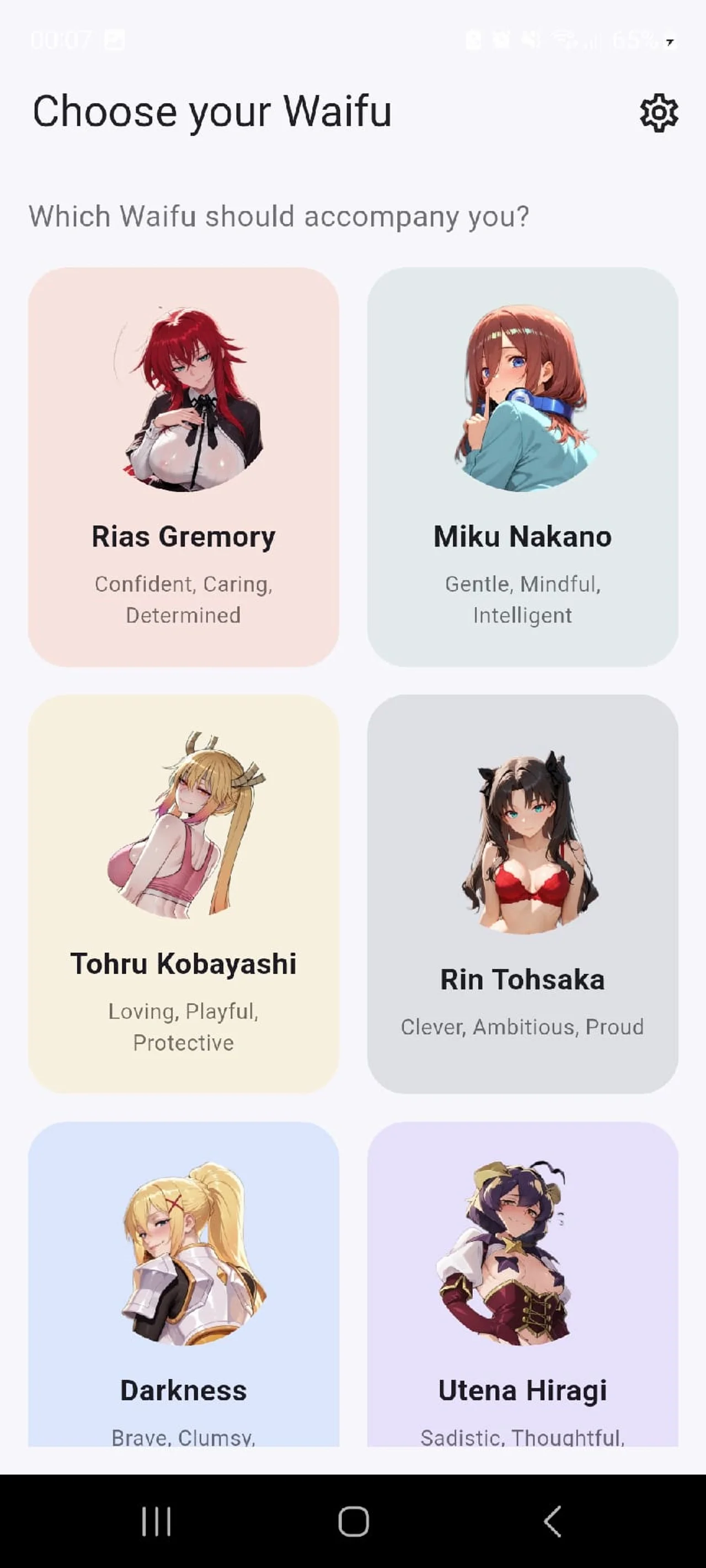Waifu Select Preview 5