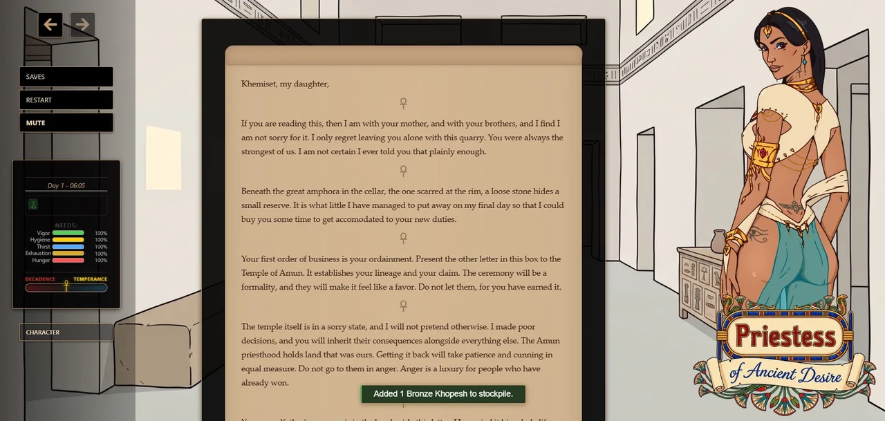 Priestess of Ancient Desire Preview 2